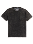 Black Acid Short Sleeve Crewneck Men T-Shirt | Stone Rose Polos Collection | Sam's Tailoring Fine Men Clothing