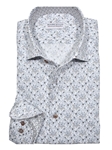 Slate Paisley Roll Collar Men's Shirt | Marcello Shirts Collection | Sam's Tailoring Fine Men's Clothing