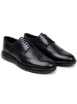 Black Genuine Leather Light Sole Men's Shoe | Belvedere Studio Shoes | Sam's Tailoring Fine Men's Clothing