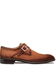 Sport Albini Burnished Suede Monk Strap Men's Shoe | Mezlan Monk Strap Collection | Sam's Tailoring Fine Men's Clothing