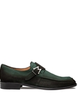 Forest Diesel Burnished Suede Monk Strap Men Shoe | Mezlan Monk Strap Collection | Sam's Tailoring Fine Men's Clothing