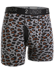 Leopard Swing Shift 6" Boxer Brief Underwear | 2Undr 6" Boxer Brief Underwear's Collection | Sam's Tailoring Fine Men's Clothing