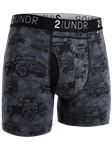 Trucked Swing Shift 6" Boxer Brief Underwear | 2Undr 6" Boxer Brief Underwear's Collection | Sam's Tailoring Fine Men's Clothing