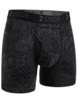 Coastal Black Swing Shift 6" Boxer Brief Underwear | 2Undr 6" Boxer Brief Underwear's Collection | Sam's Tailoring Fine Men's Clothing