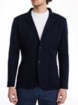 Navy Two Button Premium Men's Swacket | Emanuel Berg Jackets Collection | Sam's Tailoring Fine Men Clothing