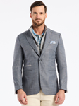 Blue Notch Lapel Jetset XIII Tailored Fit Blazer | Robert Graham Blazers Collection | Sam's Tailoring Fine Men's Clothing
