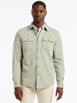 Sage Point Collar Vigano Men's Shirt Jacket | Robert Graham Outerwear Collection | Sam's Tailoring Fine Men's Clothing