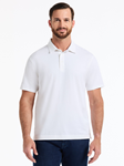 White Furlan Short Sleeve Men's Polo | Robert Graham Polos Collection | Sam's Tailoring Fine Men's Clothing