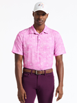 Pink Norlen Men's Short Sleeve Polo | Robert Graham T-Shirts Collection | Sam's Tailoring Fine Men's Clothing