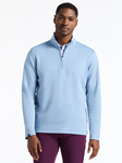 Chambray Blue Troland Long Sleeve Knit Shirt | Robert Graham Knits Collection | Sam's Tailoring Fine Men's Clothing