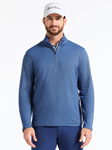 Medieval Blue Troland Long Sleeve Knit Shirt | Robert Graham Knits Collection | Sam's Tailoring Fine Men's Clothing