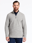 Charcoal Ledson Long Sleeve Men's Knit Shirt | Robert Graham Knits Collection | Sam's Tailoring Fine Men's Clothing
