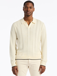 Offwhite Fenmore Long Sleeve Men's Sweater | Robert Graham Sweaters Collection | Sam's Tailoring Fine Men's Clothing