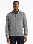 Grey Aubin Long Sleeve Men's Sweater | Robert Graham Sweaters Collection | Sam's Tailoring Fine Men's Clothing