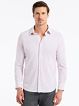 Light Pink Thurston Long Sleeve Button Down Knit Shirt | Robert Graham Long Sleeves Shirts Collection | Sam's Tailoring Fine Men's Tailoring