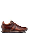 Tan Greenwich Calf/Lizard Men's Dress Sneaker | Mezlan Casual Shoes Collection | Sam's Tailoring Fine Men's Clothing