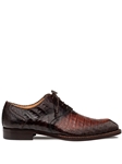 Sport/Brown Westside Two-Tone Croc Men's Oxford Shoe | Mezlan Lace Up Collection | Sam's Tailoring Fine Men's Clothing