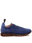 Blue Carlucci Suede Men's Sport Dress Sneaker | Mezlan Casual Shoes Collection | Sam's Tailoring Fine Men's Clothing