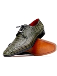 Woodgreen Caiman Crocodile Lace Up Derby Shoe | Marco Di Milano Lace Up Shoes Collection | Sam's Tailoring Fine Men's Clothing