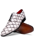 Newspaper Pirarucu Exotic Skin Men's Shoe | Marco Di Milano Lace Up Shoes Collection | Sam's Tailoring Fine Men's Clothing