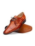Brandy Caiman Crocodile Dress Derby Men's Shoe | Marco Di Milano Lace Up Shoes Collection | Sam's Tailoring Fine Men's Clothing