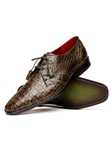 Woodgreen Caiman Crocodile Dress Derby Men's Shoe | Marco Di Milano Lace Up Shoes Collection | Sam's Tailoring Fine Men's Clothing