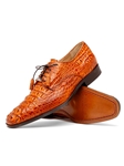 Brandy Nile Crocodile Leather Men's Lace Up Shoe | Marco Di Milano Lace Up Shoes Collection | Sam's Tailoring Fine Men's Clothing
