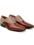 Antique Cognac/Oat Calf & Suede Men's Shoe | Belvedere Studio Shoes | Sam's Tailoring Fine Men's Clothing