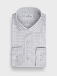 Light Grey Modern 4 Flex Stretch Knit Men's Shirt | Emanuel Berg Casual Shirts Collection | Sam's Tailoring Fine Men Clothing