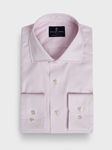 Pastel Pink Striped Cotton Twill Premium Luxury Dress Shirt | Emanuel Berg Business Shirts Collection | Sam's Tailoring Fine Men's Clothing