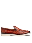 Brandy Marmi Ostrich Flex Men's Casual Moccasin | Mezlan Slip On's Collection | Sam's Tailoring Fine Men's Clothing