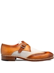Camel/Bone Blanes Spectator Men's Monk Strap Shoe | Mezlan Monk Strap Shoes Collection | Sam's Tailoring Fine Men's Clothing