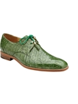 Pistachio Genuine American Alligator Lago Men's Shoe | Belvedere Dress Shoes | Sam's Tailoring Fine Men's Clothing