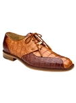 Saddle/Ant. Walnut Two-Tone Domenico Lace Up Shoe | Belvedere Dress Shoes | Sam's Tailoring Fine Men's Clothing