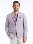 Light Purple Notch Lapel Tailored Fir Salfor Men Blazer | Robert Graham Blazers Collection | Sam's Tailoring Fine Men's Clothing