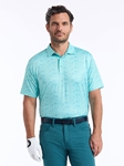 Teal Swing Society Short Sleeve Point Collar Polo | Robert Graham Polos & T-Shirts Collection | Sam's Tailoring Fine Men's Clothing
