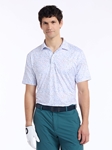 White Baybridge Point Collar Men's Short Sleeve Polo | Robert Graham Polos & T-Shirts Collection | Sam's Tailoring Fine Men's Clothing