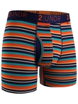 Beach Stripe Swing Shift 6" Boxer Breif | 2Undr 6" Boxer Brief Underwear's Collection | Sam's Tailoring Fine Men's Clothing