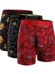 Pizza/Best Man/Valentinto 3 Pack Boxset Swing Shift 6" Boxer Breif | 2Undr 6" Boxer Brief Underwear's Collection | Sam's Tailoring Fine Men's Clothing