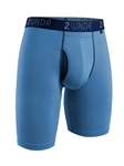 Sky Blue Swing Shift 9" Long Leg Underwear | 2Undr 9" Long Leg Athletic Underwear | Sam's Tailoring Fine Men's Clothing