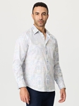 Multi Dewitt Long Sleeve Button Down Men's Shirt | Robert Graham Long Sleeves Shirts Collection | Sam's Tailoring Fine Men Clothing