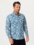 Multi Euclid Long Sleeve Button Down Men's Shirt | Robert Graham Long Sleeves Shirts Collection | Sam's Tailoring Fine Men Clothing