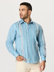 Multi Rehan Long Sleeve Button Down Men's Shirt | Robert Graham Long Sleeves Shirts Collection | Sam's Tailoring Fine Men Clothing