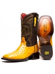 Buttercup Genuine Ostrich Skin Men's Cowboy Boot | Western Boots Collection | Sam's Tailoring Fine Men's Clothing