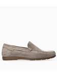 Warm Grey Velours Lining Nubuck Men's Slip On | Mephisto Slip On Collection | Sam's Tailoring Fine Men's Clothing