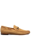 Camel Tarraco Perf Suede Men's Casual Moccasin | Mezlan Slip On Shoes Collection | Sam's Tailoring Fine Men's Clothing