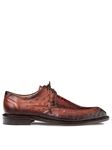 Tabac Cerler Ostrich Split Toe Men's Exotic Derby Shoe | Mezlan Lace Up Shoes Collection | Sam's Tailoring Fine Men's Clothing