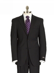 Hart Schaffner Marx Black Multi-Color Pinstripe Suit 174-181102-054 - Suits | Sam's Tailoring Fine Men's Clothing