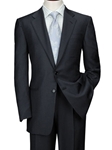 Hickey Freeman Tailored Clothing Navy Stripe Suit 081305031 - Suits | Sam's Tailoring Fine Men's Clothing