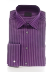 Double Cuffs: Purple Double Cuff Shirt - Eton of Sweden  |  SamsTailoring Clothing